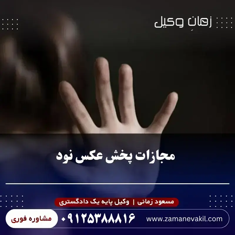 مجازات پخش عکس نود